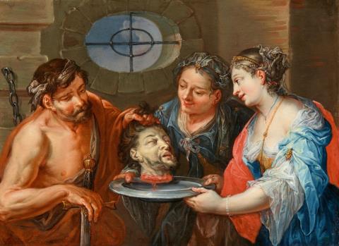 Johann Georg Platzer - Salome with the Head of John the Baptist
