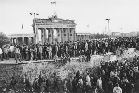 Barbara Klemm - Fall der Mauer, Berlin, 10. November 1989
