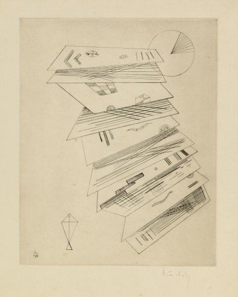 Wassily Kandinsky - Zweite Radierung für die Editions "Cahiers d'Art"