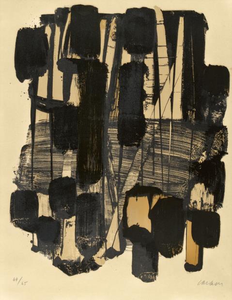 Pierre Soulages - Lithographie No.11