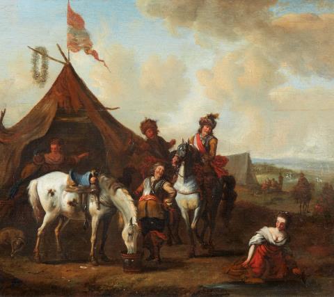 Pieter Wouwerman - Horseman by a Tent