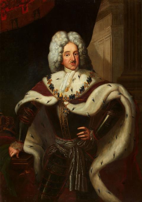 Deutscher Meister des 18. Jahrhunderts - Porträt Friedrichs I., König in Preußen