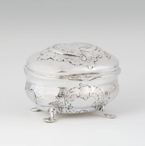 Daniel Matignon - A Rococo silver sugar box