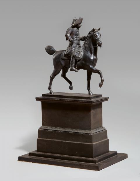 Theodor Kalide - A cast iron equestrian statue of Friedrich II