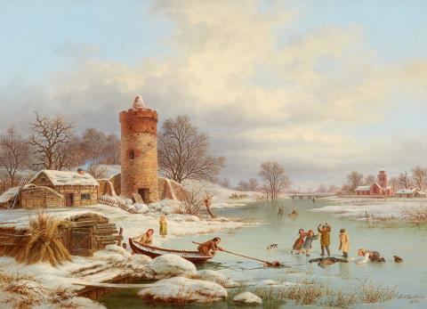 Albert Theophron Kjellberg - Winter Landscape