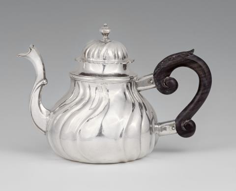 Johann Paul III Huber - An Augsburg silver teapot