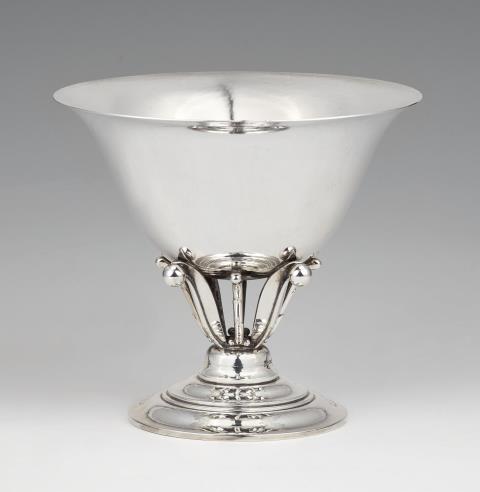 Johan Rohde - A silver tazza by Georg Jensen, model no. 17