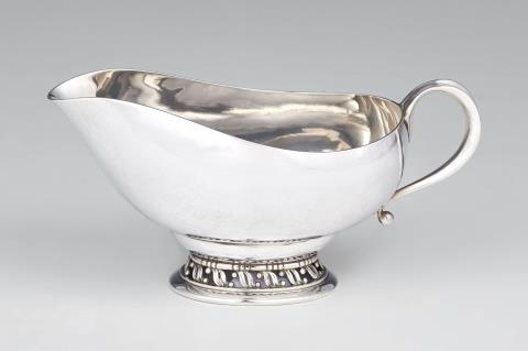 Johan Rohde - A small silver sauce boat by Georg Jensen, model no. 435