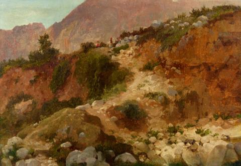 Ernst Willers - Landscape study from Greece