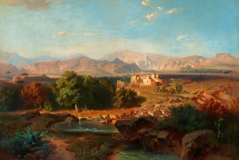 Fritz Bamberger - Andalusische Landschaft