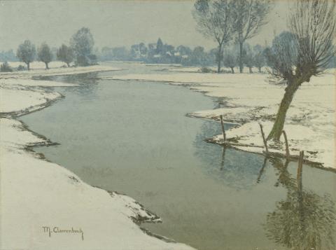 Max Clarenbach - Winter Landscape near Wittlaer