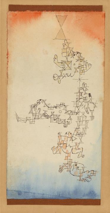 Paul Klee - Geister als Akrobaten, 1918, 37
