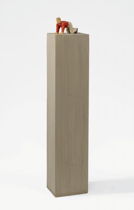Stephan Balkenhol - Untitled (from the series: 10 Skulpturensäulen)
