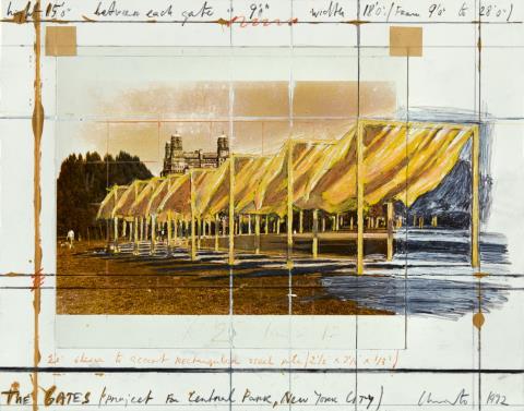 Christo - The Gates. Project for Central Park, New York City