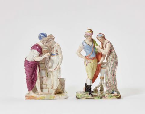 Ludwigsburg porcelain models of fortune tellers