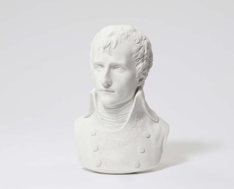 Louis-Simon Boizot - A biscuit porcelain bust of Napoleon as first consul