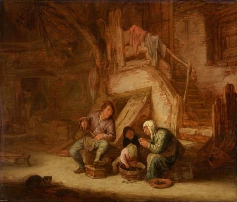 Adriaen van Ostade - A Peasant Family