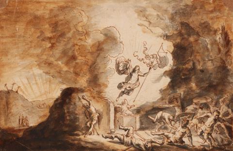 Rembrandt school - The Resurrection of Christ