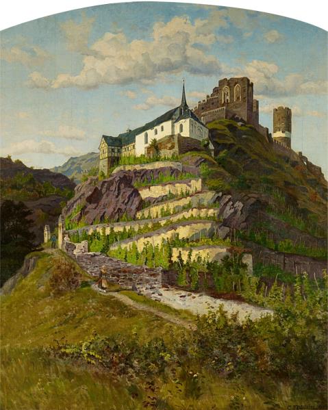 Carl Wilhelm Christian Malchin - Bischofstein Castle on the Moselle