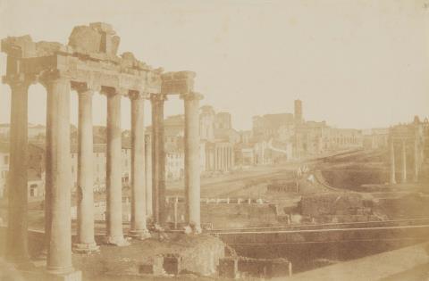 Giacomo Caneva - Temple of Saturn, Roman Forum