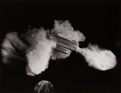 Harold Edgerton - Antique Gun Firing