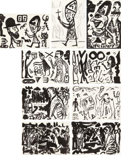 A.R. Penck - Pabst in Polen