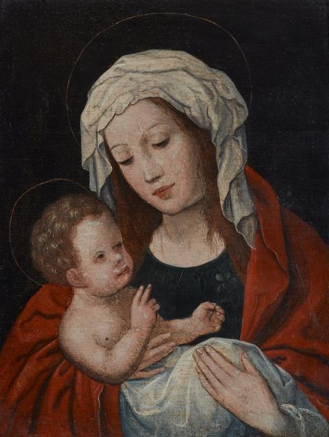 Flämischer Meister - Madonna mit Kind