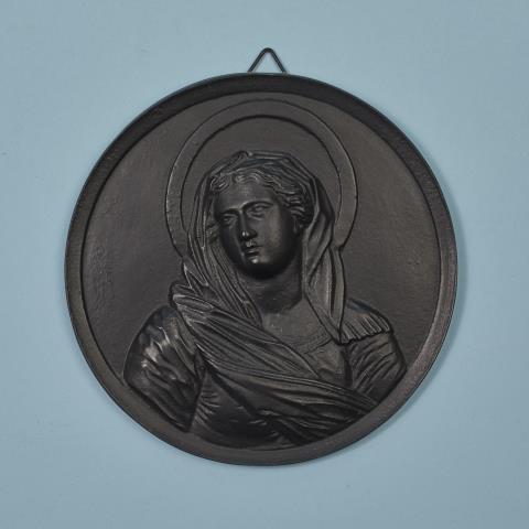 Leonhard Posch - A cast iron plaque with the Virgin Mary