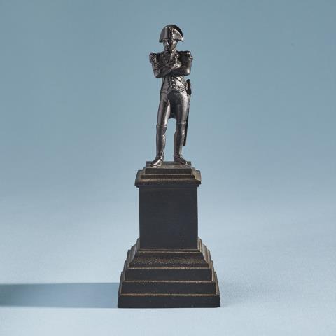 Wilhelm August Stilarsky - A small cast iron statuette of Napoléon I
