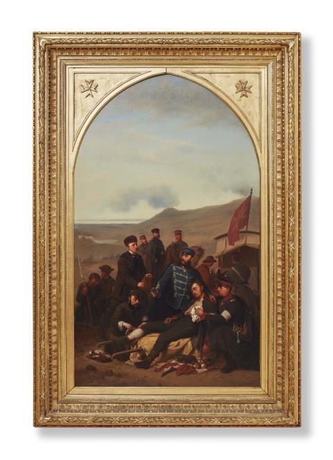 Emil Hünten - After the Battle of the Düppeler Schanzen on 18th April 1864