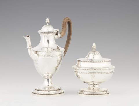 Johann Jakob Hermann Grabe - An Augsburg silver tea service made for the Princes of Thurn and Taxis