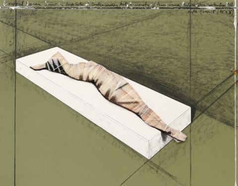 Christo - Wrapped Woman, Project for the Institute of Contemporary Art, Philadelphia, 1968