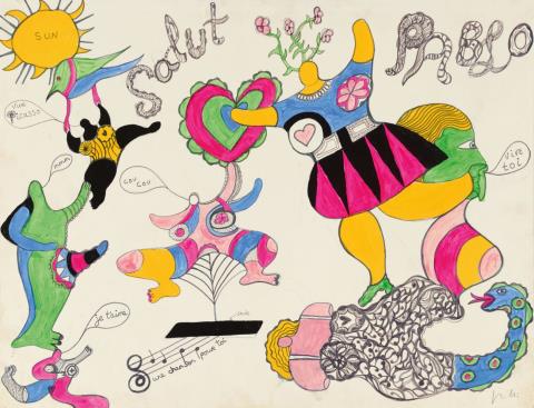 Niki de Saint Phalle - Salut Pablo (Aus: Hommage a Picasso)