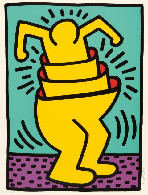 Keith Haring - Untitled (from the series: Kinderstern)
