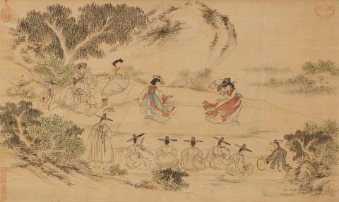  Unidentified painter - Unidentified Korean painter. Late 19th century
