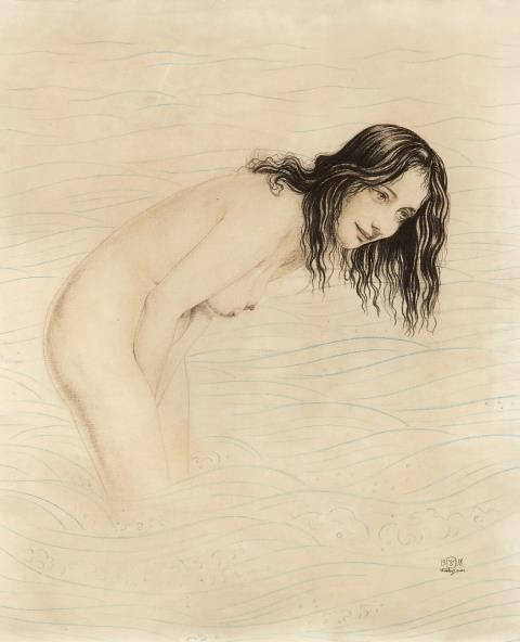 Walter Sauer - Young Woman Bathing
