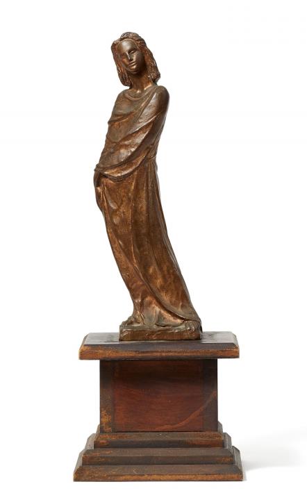 Bronzefigur "Tanagra"