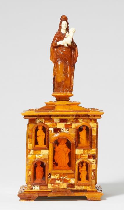 An important amber altarpiece from the treasury of Einsiedeln Abbey
