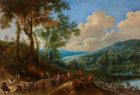 Pieter Snayers - Ambush in a Hilly Landscape