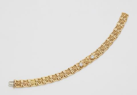 Otto Jakob - An 18k gold “gritli“ diamond bracelet
