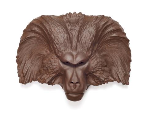 Max Esser - A Meissen Böttger stoneware baboon mask