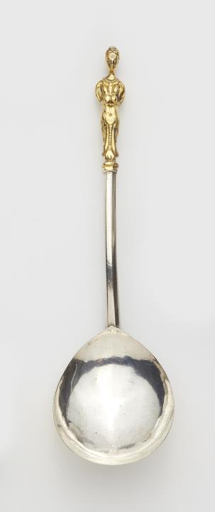 A Zurich silver herm spoon