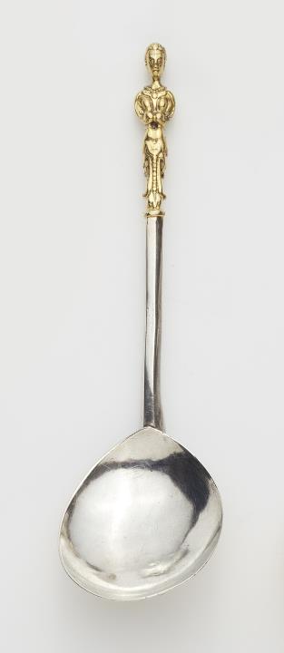 A Zurich silver herm spoon