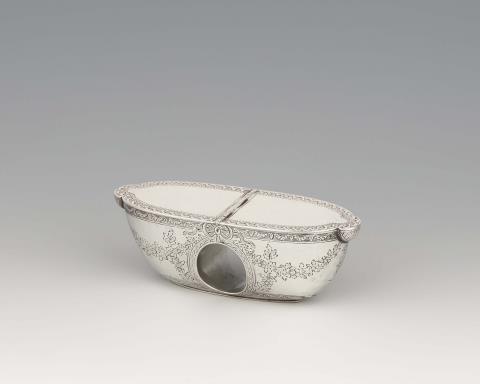 A Louis XVI Strasbourg silver snuff box