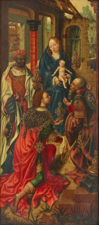 Flämischer Meister um 1520 - Anbetung der Könige