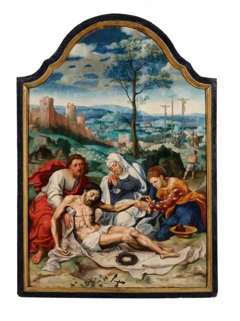 Niederländischer Meister um 1530/1540 - Beweinung Christi