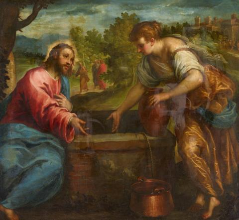 Paolo Caliari - Christus und die Samariterin