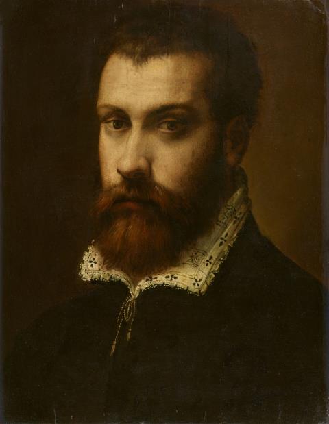  Florentine School - Portrait of a Young Man with a Beard