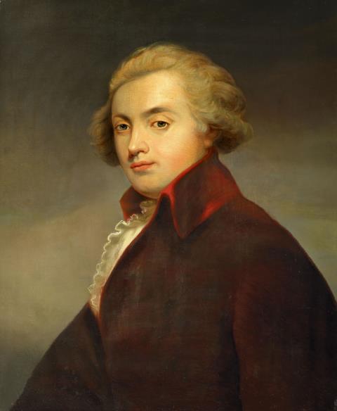 Heinrich Friedrich Füger - Portrait of a Young Man (Wolfgang Amadeus Mozart?)