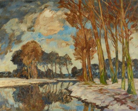 Max Clarenbach - Winter Landscape (Winter's End)